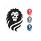 Great Lion head logo - lion concept illustration.