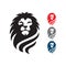 Great Lion head logo vector Pride and Power sign symbol elemen