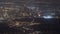 Great Los Angeles area night scape from top