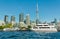 Great magnificent inviting view of a passenger boats in the lake waiting for their tourists