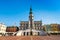 Great Market Square in Zamosc, renaissance town in Central Europe, Poland