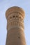 Great Minaret of the Kalon symbol of the city, Kalon mosque and Mir-i-Arab Madrasah. Architectural ensemble 12th century, mina
