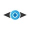 great modern Optical Lens Eyes Logo design vector for Ophthalmologist symbol