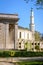 The Great Mosque of Brussels, Belgium, and the temple of Human Passions in the Cinquantenaire Park