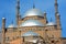 The great mosque of Muhammad Ali Pasha or Alabaster mosque in Citadel of Cairo, the main material is limestone likely sourced from