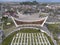 The Great Mosque of West Sumatera from the top, the biggest mosque in West Sumatera. Located in Padang, Indonesia.