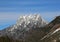 Great mountains with five peaks called Cinque Punte in Italian L