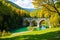 Great Natural Bridge in the valley of the river Rak or Veliki naravni most, Cerknica - Notranjska Regional