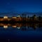 Great Novgorod. Night, the Fortress. River Volkhov