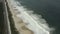 Great ocean road beach drone aerial view.