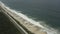 Great ocean road beach drone aerial view.