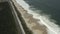 Great ocean road beach drone aerial view.