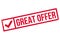 Great Offer rubber stamp