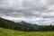 Great panoramic view to Gorgany mountain range and view to Dovbushanka mount. Rest in the Carpathians