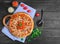 Great pizza bolognese