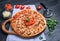 Great pizza bolognese