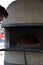 Great pizza oven, mobile and wood-powered, cooks a pizza in 1.5 minutes