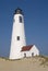 Great Point Lighthouse Tower on Nantucket Island