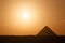 Great Pyramid in Giza at sunrise