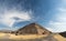 The Great Pyramid of Sun and Moon, views on ancient city ruins of Teotihuacan pyramids valley, The Road of Dead