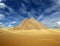 Great pyramids in Egypt