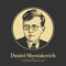 Great Russian composer. Dmitri Shostakovich was a Soviet-era Russian composer and pianist.