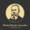 Great Russian composer. Nikolai Rimsky-Korsakov was a Russian composer, and a member of the group of composers known as The Five