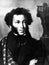 Great Russian poet Alexander Pushkin, portrait