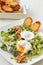 Great Salade Lyonnaise, French classic salad