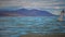 Great Salt Lake State Park. The navigational buoy swings on the water in the Great Salt Lake, Utah