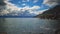 Great Salt Lake State Park. The navigational buoy swings on the water in the Great Salt Lake, Utah