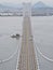 The Great Seto Bridge or Seto Ohashi Bridge viewed from the top of bridge tower