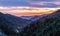 Great Smoky Mountain Sunset Background