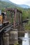 Great Smoky Mountains Railroad in Bryson City, North Carolina