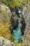 Great Soca Gorge (Velika korita Soce), Triglavski national park, Slovenia