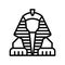 Great Sphinx, Giza, Egypt, history fully editable vector icons