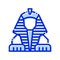 Great Sphinx, Giza, Egypt, history fully editable vector icons