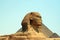 Great Sphinx of Giza in front of the Great Pyramid, Egypt