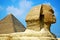 Great Sphinx with Pyramid