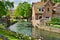 Great Stour river in Westgate Gardens, Canterbury,England