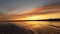 Great Sunset.Baltic sea.
