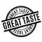 Great Taste rubber stamp