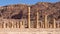 Great Temple in the ancien Nabatean city of Petra, Jordan.