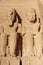 The Great Temple of Rameses II in Abu Simbel , Egypt