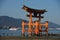 Great torii at low tide, Miyajima