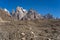 Great Trango tower cliff and Trango tower family, K2 trek, Pakistan