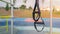 Great TRX workout fitness to exercises. Special hanging device for exercising