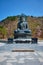 The Great Unification Buddha Tongil Daebul statue in Seoraksan National Park, South Korea.