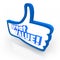 Great Value Blue Thumbs Up Symbol Review Recommendation