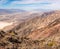 Great view from Dante`s View over the Badwater Basin, Death Valley